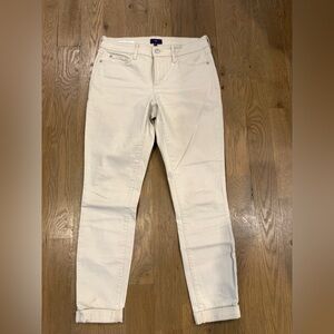 NYDJ Annabelle Skinny Boyfriend Jeans in Cream